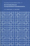 Page E., Wilson L.  An introduction to computational combinatorics