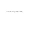 Lees M.  Food Authenticity and Traceability (Woodhead Publishing in Food Science and Technology)