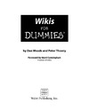 Woods D., Thoeny P.  Wikis For Dummies