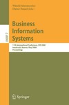 Abramowicz W., Fensel D. — Business Information Systems: 11th International Conference, BIS 2008, Innsbruck, Austria, May 5-7, 2008, Proceedings (Lecture Notes in Business Information Processing)
