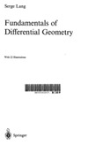 S. Lang  Fundamentals of  Differential Geometry