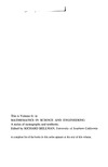 Bellman R.  Methods of Nonlinear Analysis, Volume 1