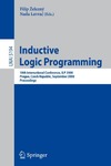 Zelezny F., Lavrac N.  Inductive Logic Programming, 18 conf., ILP 2008