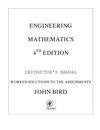 Bird J.  Engineering mathematics 4ed. - Solution manual