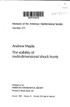 Majda A.  Stability of Multi-Dimensional Shock Fronts: A New Problem for Linear Hyperbolic Equations (Memoirs of the American Mathematical Society)