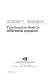 Hokkanen V., Morosanu G.  Functional methods in differential equations