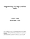 Draft D.  Programming Language Extended Rexx