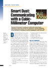 Warneke B.  Smart dust: Communicating with a cubic-millimeter computer