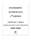 Bird J.  Engineering Mathematics. SOLUTION MANUAL