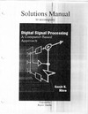Mitra S.  Digital Signal ProcessingDsp A Computer Based Approach Solution Manual