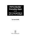 Valade J.  PHP & MySQL Everyday Apps For Dummies (For Dummies (Computer/Tech))