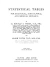 Fisher R.A., Yates F.  Statistical Tables for Biological, Agricultural and Medical Research, Sixth Edition