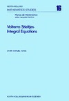 Honig C.  Volterra Stieltjes-integral equations