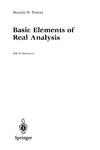 Protter M.  Basic Elements of Real Analysis