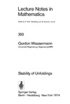 Wassermann G.  Stability of Unfoldings