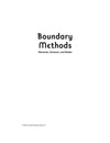 Boundarg  methods.  Elements. Contours and Nodes