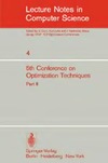 Conti R., Ruberti A.  Optimization Techniques 5 conf., Part 1