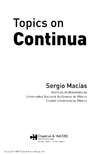 Macias S.  Topics on Continua (Chapman & Hall CRC Pure and Applied Mathematics)