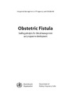 Lewis G., Bernis L.  Obstetric Fistula: Guiding Principles for Clinical Management and Programme Development