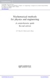 Riley K., Hobson M., Bence S.  Mathematical Methods for Physics and Engineering: A Comprehensive Guide