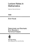Novak E.  Deterministic and Stochastic Error Bounds in Numerical Analysis