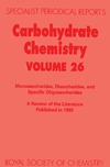 Ferrie R.  Carbohydrate chemistry Volume 26