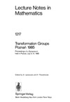 Jackowski S., Pawalowski K.  Transformation Groups, Poznan 1985