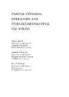 Appell J., Kalitvin A., Zabrejko P.  Partial integral operators and integro-differential equations