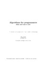 Arndt A.  Algorithms for programmers ideas and source code