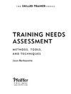 Barbazette J.  Training Needs Assessment: Methods, Tools, and Techniques