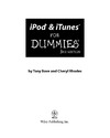 Bove T., Rhodes C.  iPod & iTunes For Dummies, 3rd Edition (For Dummies (Computer/Tech))