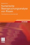 Meinhard K.  Numerische Methoden bei der Untersuchung von Rissen: Bruchmechanische Konzepte, FEM-Analyse, Simulation