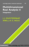 Duistermaat J., Kolk J.  Multidimensional real analysis. Integration