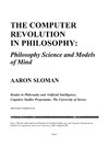 Sloman A.  The computer revolution in philosophy: Philosophy, science, and models of mind