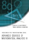 Sanchez J., Benavides T.  Advanced course of mathematical analysis 3