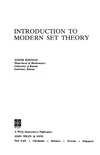 Roitman J.  Introduction to Modern Set Theory (Pure and Applied Mathematics: A Wiley-Interscience Series of Texts, Monographs and Tracts)