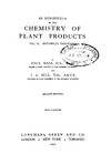 Haas P.  An introduction to the chemistry of plant products