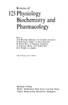 Bock K.  Reviews of Physiology, Biochemistry and Pharmacology, Volume 125
