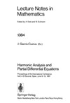Garcia-Cuerva   Harmonic Analysis and Partial Differential Equations