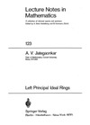Jategaonkar A. — Left principal ideal rings MAa