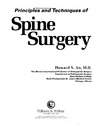 Howard S.  Principles and Techniques of Spine Surgery