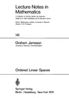 Jameson G.  Ordered linear spaces