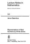 Galambos J.  Representations of Real Numbers by Infinite Series