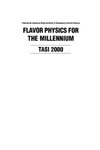 Rosner J.  Flavor physics for the millennium: TASI 2000. Proc. Boulder, 2000