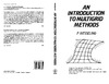 Wesseling P.  An Introduction to MultiGrid Methods