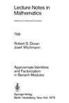 Doran R., Wichmann J.  Approximate Identities and Factorization in Banach Modules