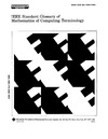 0  IEEE Standard Glossary Of Mathematics Of Computing Terminology