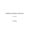 Milne J.S.  Arithmetic Duality Theorems