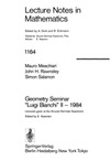 Meschiari M., Rawnsley J., Salamon S.  Geometry Seminar Luigi Bianchi II-1984