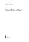 Newman D.  Analytic number theory